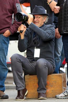 Steven Spielberg en repérage