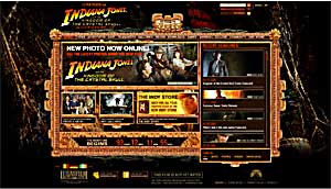 Indiana Jones 4, mise à jour du site officiel.