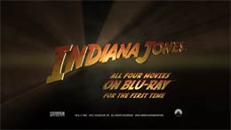 Indiana Jones : coffret blu-ray en automnes