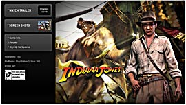 Les jeux vidéo Indiana Jones