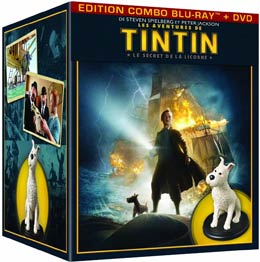 Les aventures de Tintin, en blu-ray et DVD
