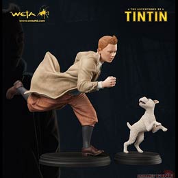 Tintin et milou : une figurine Weta